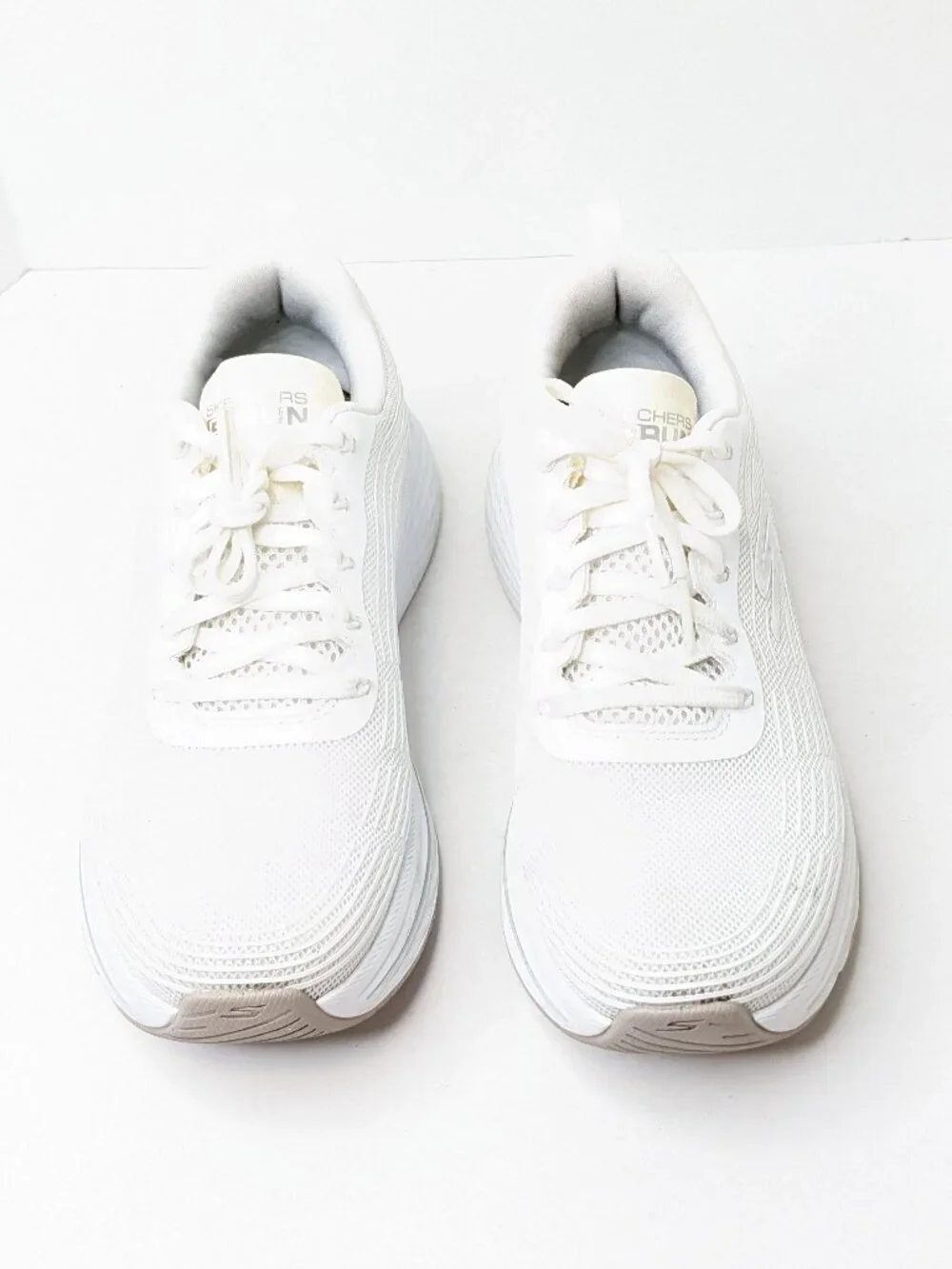 Skechers Go Run Athletic Memory Foam Sneakers White Women's 6